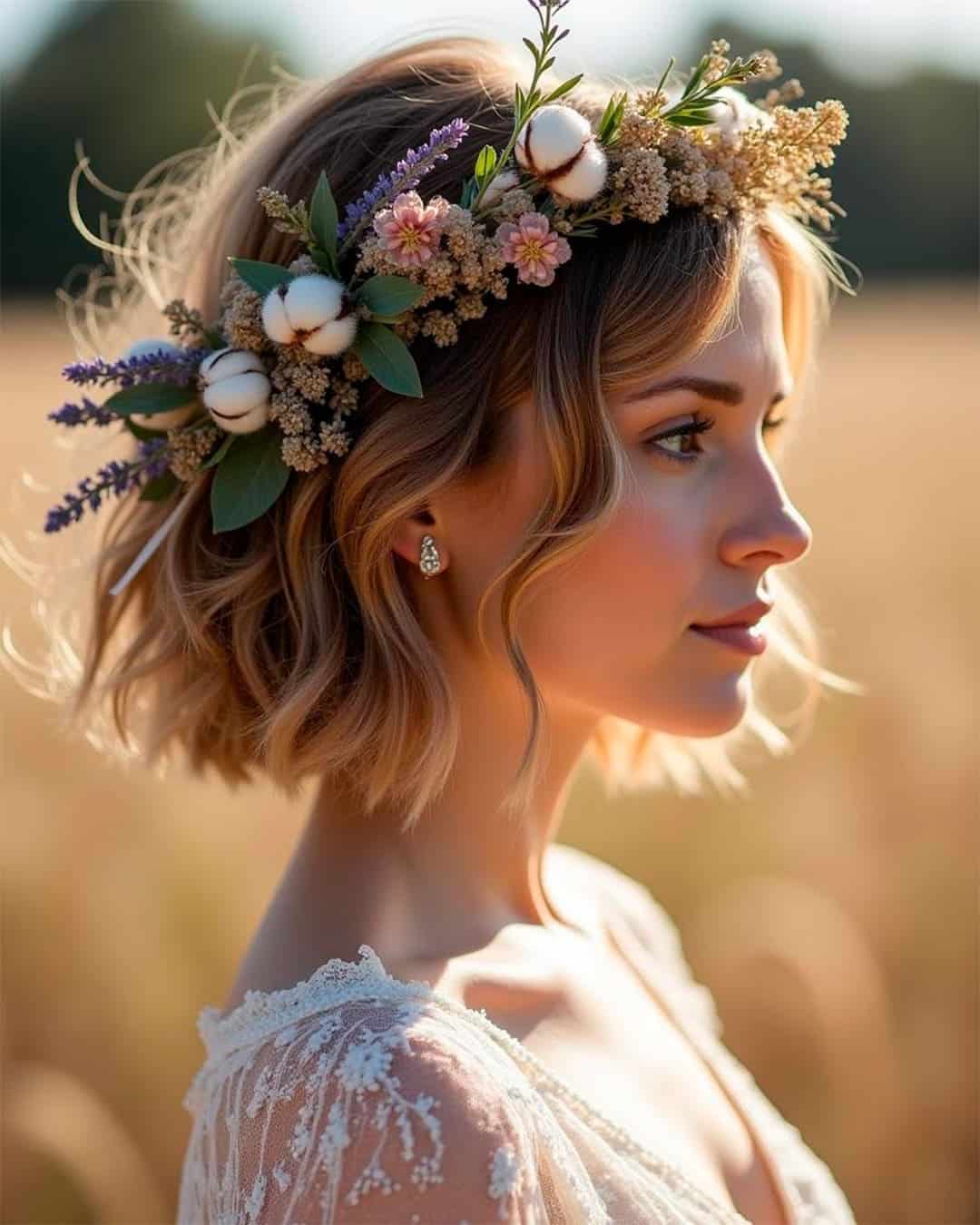 Wedding Bob With Veil