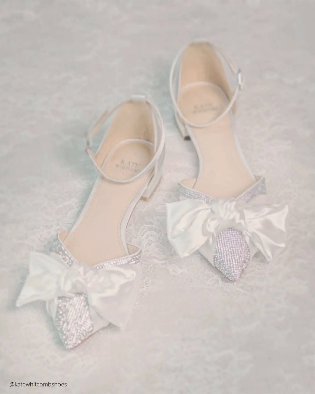 Blue Wedding Flats