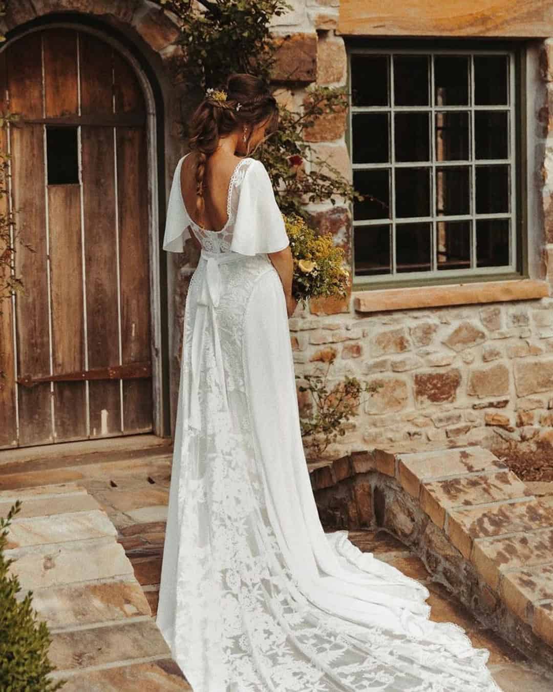 Simple Mountain Wedding Dresses