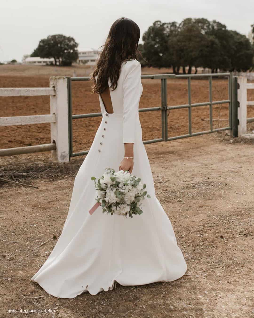 Simple Mountain Wedding Dresses