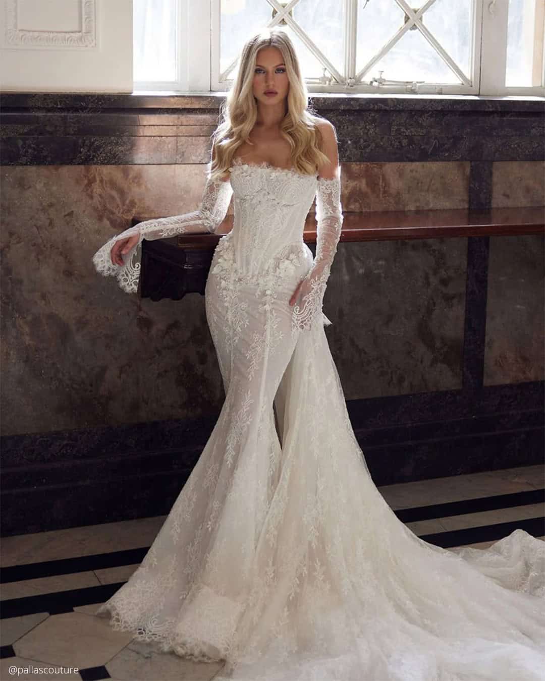 Mermaid Wedding Dresses With Sleeves