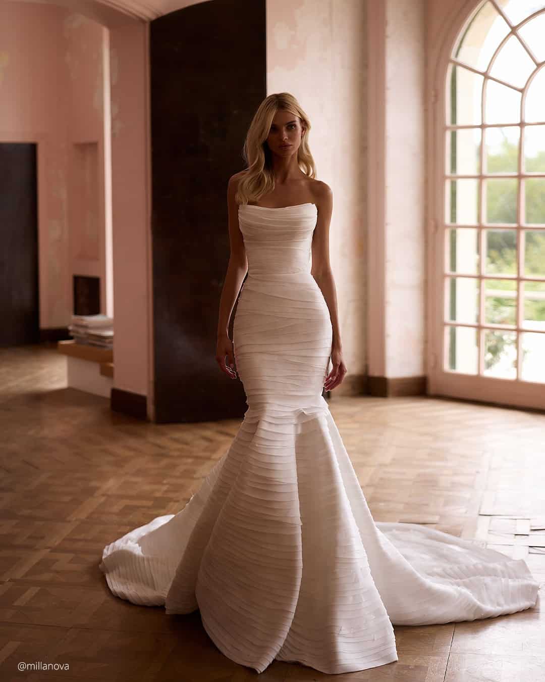 Bling Mermaid Wedding Dresses