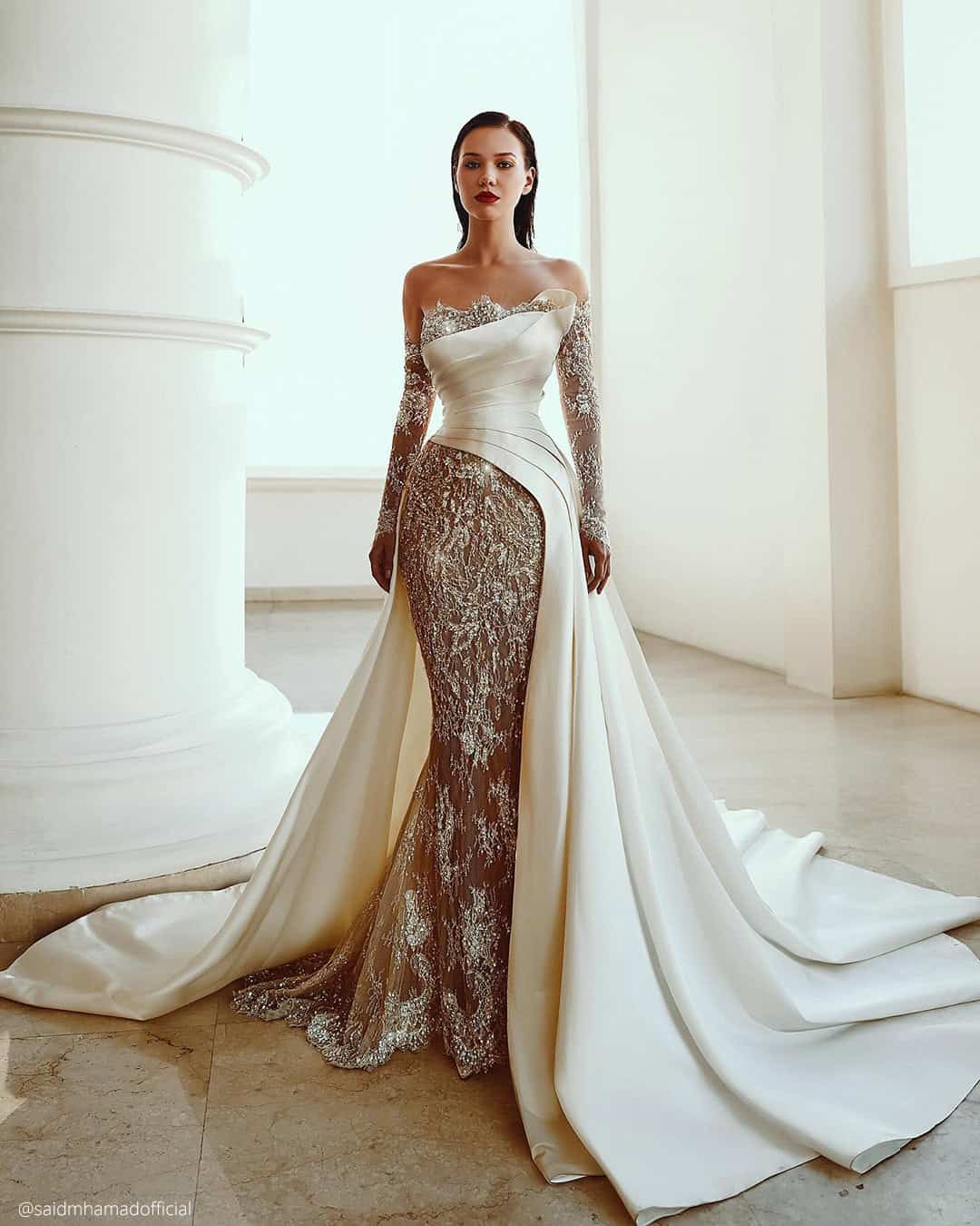 Bling Mermaid Wedding Dresses