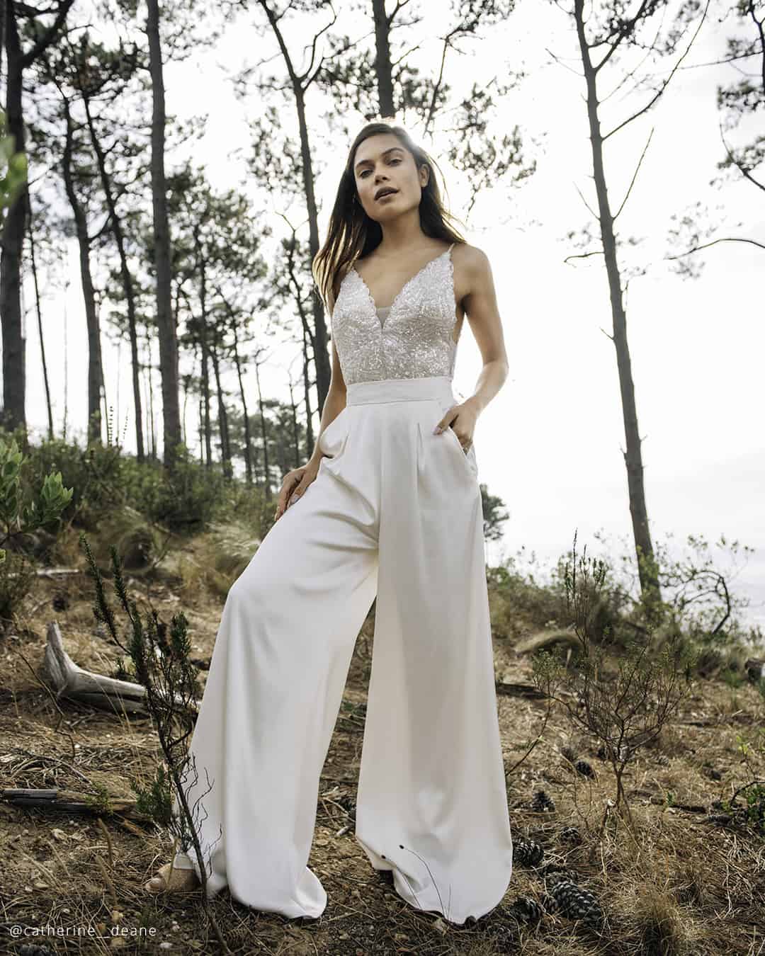 Lace Wedding Pantsuits