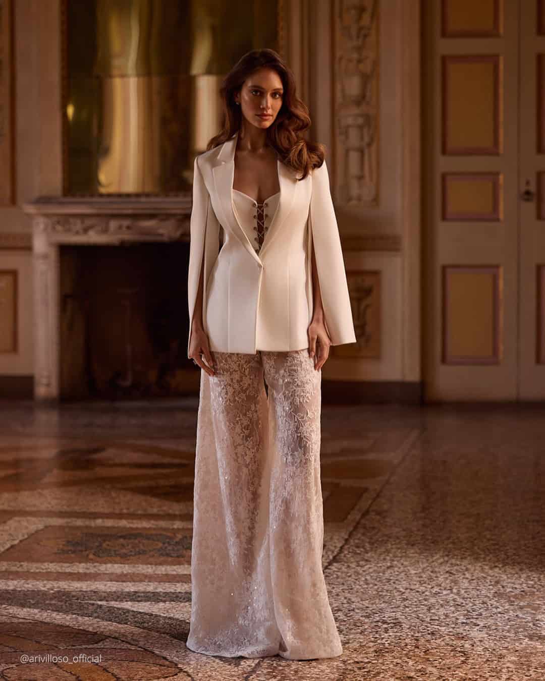 Lace Wedding Pantsuits