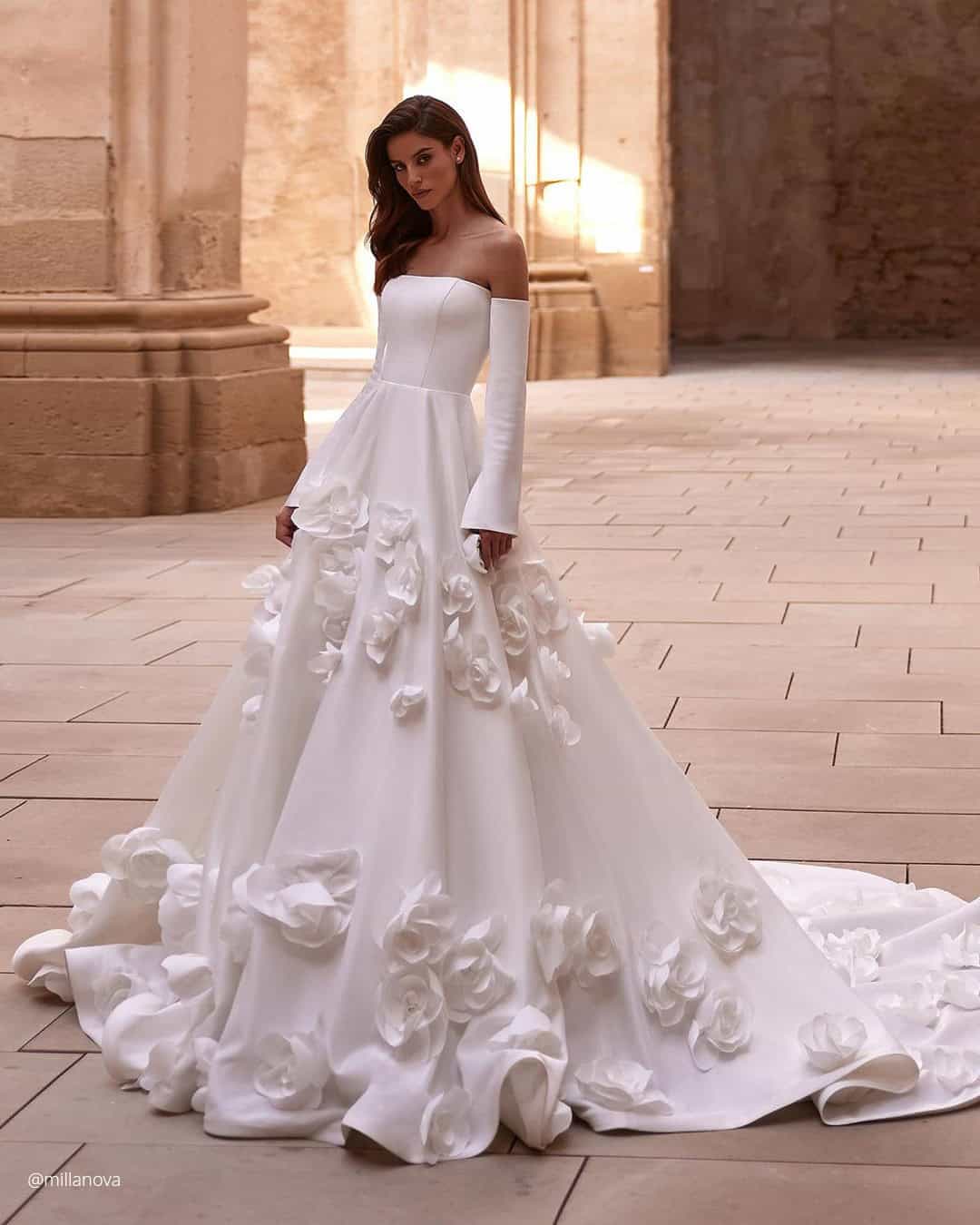 Ball Gown Fall Wedding Gowns