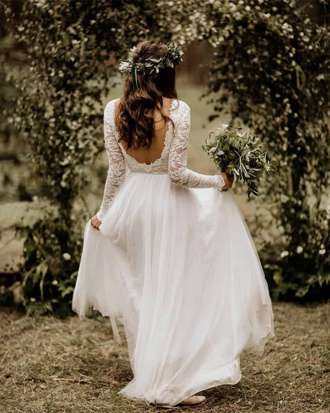 Simple Fall Bridal Dresses