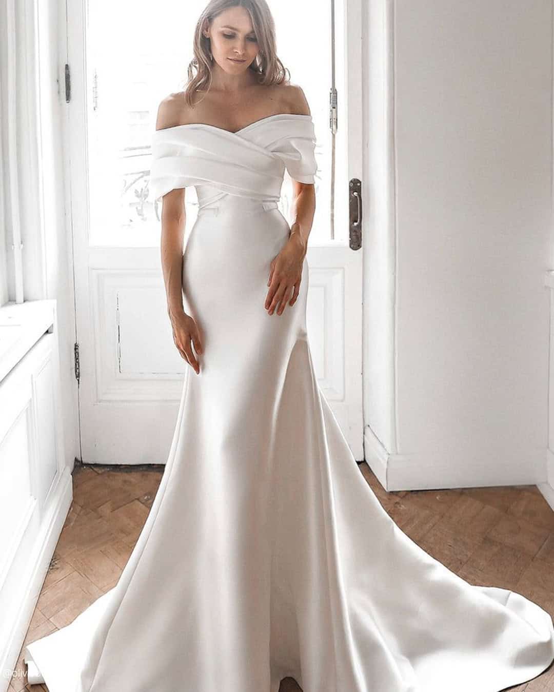 Simple Fall Bridal Dresses
