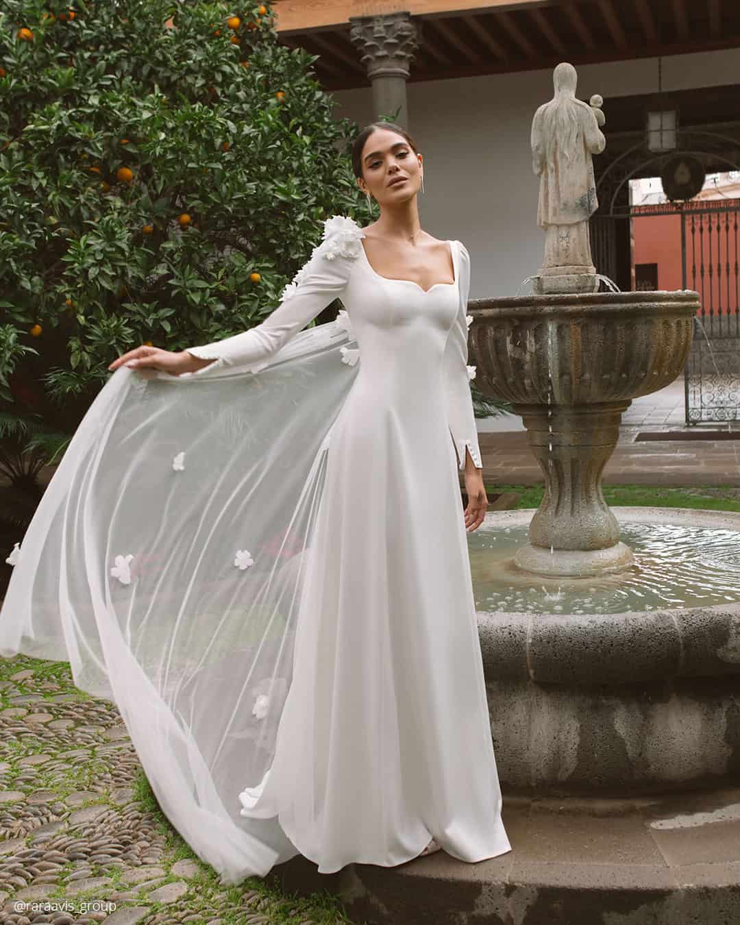 Simple Fall Bridal Dresses