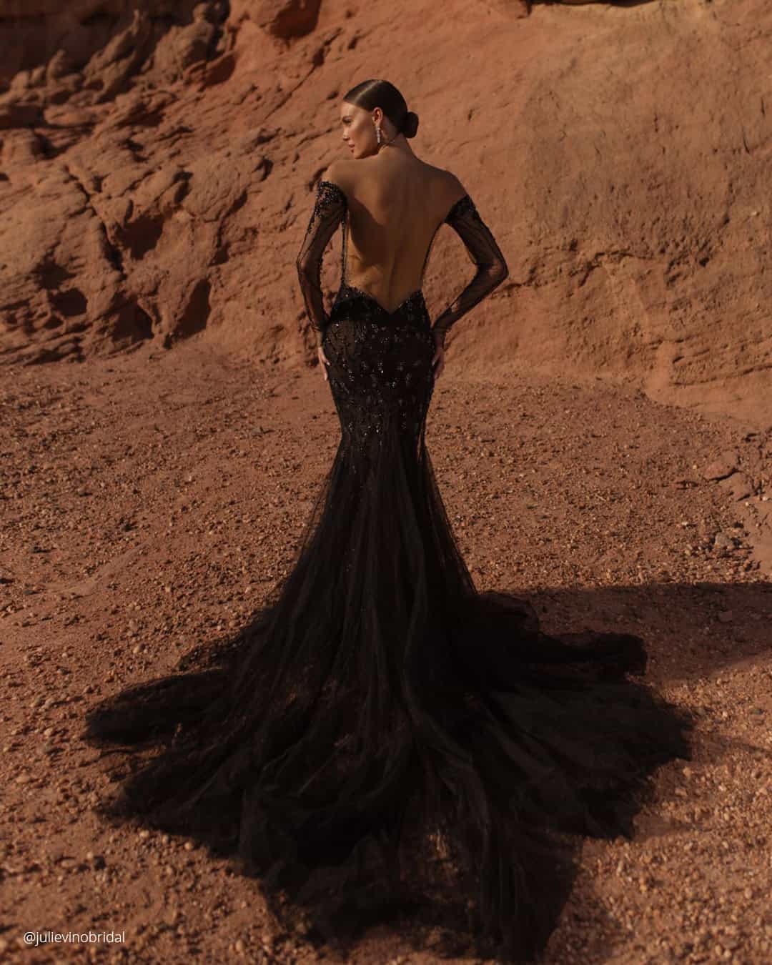 Gothic Black Wedding Dresses Plus Size