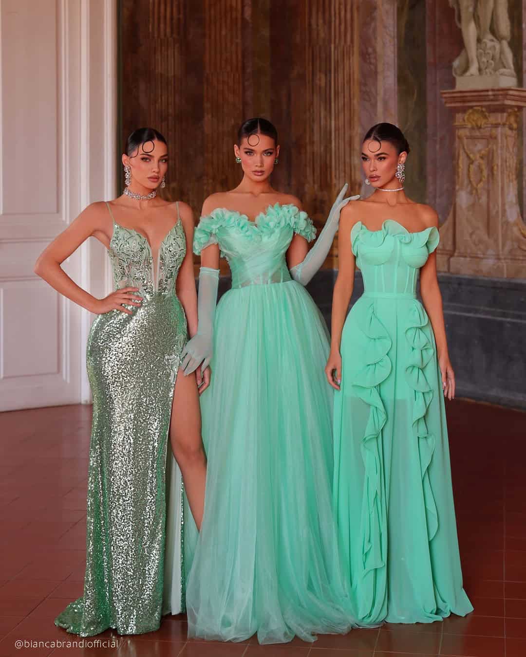 How to Style Green Dresses?
