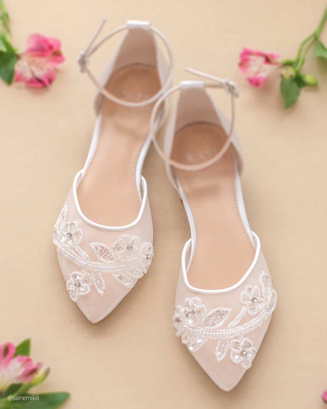 Floral Wedding Shoes