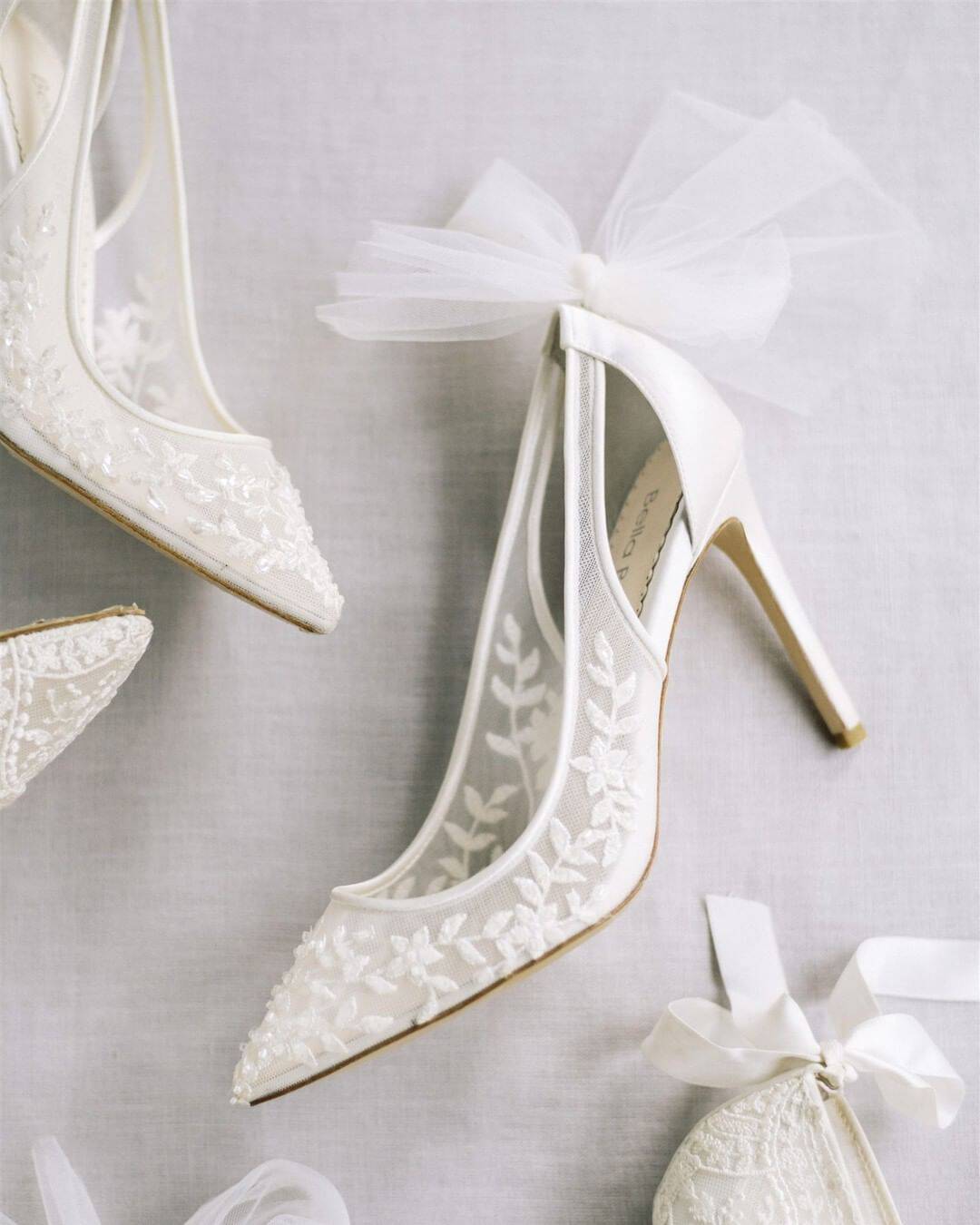 Ivory Lace Wedding Shoes