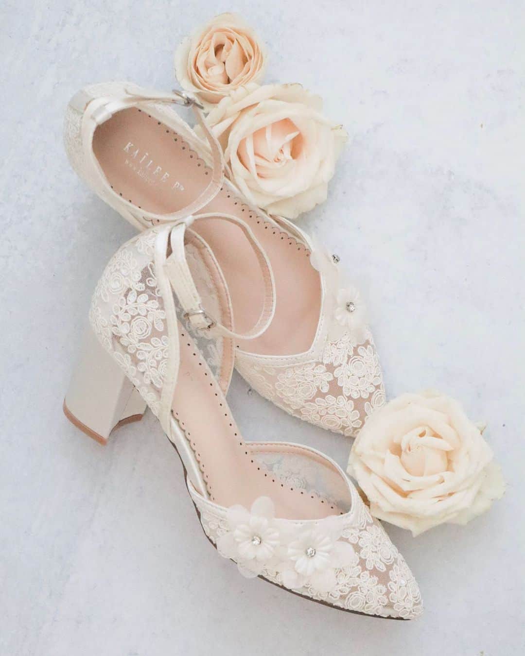 Lace Kitten Heels Shoes
