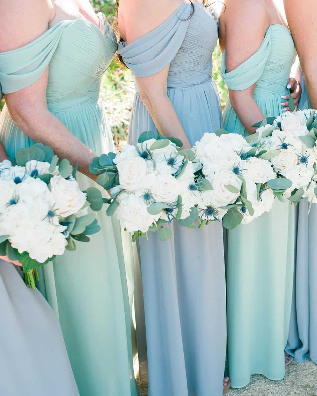 Mint Blue Bridesmaid Dresses