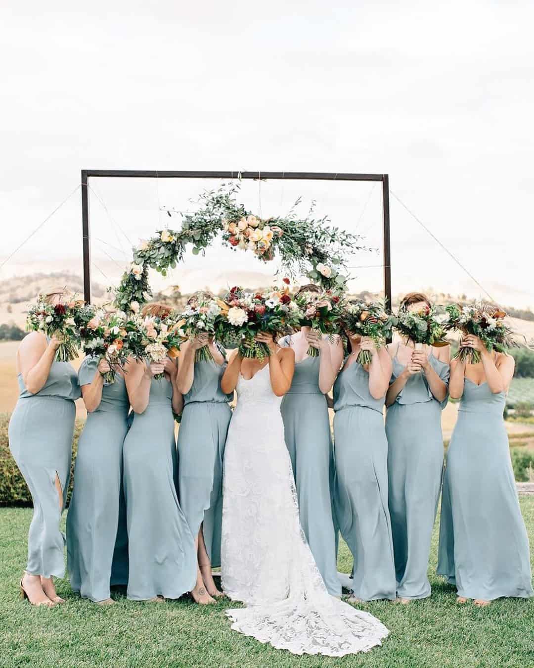 Mint Blue Bridesmaid Dresses