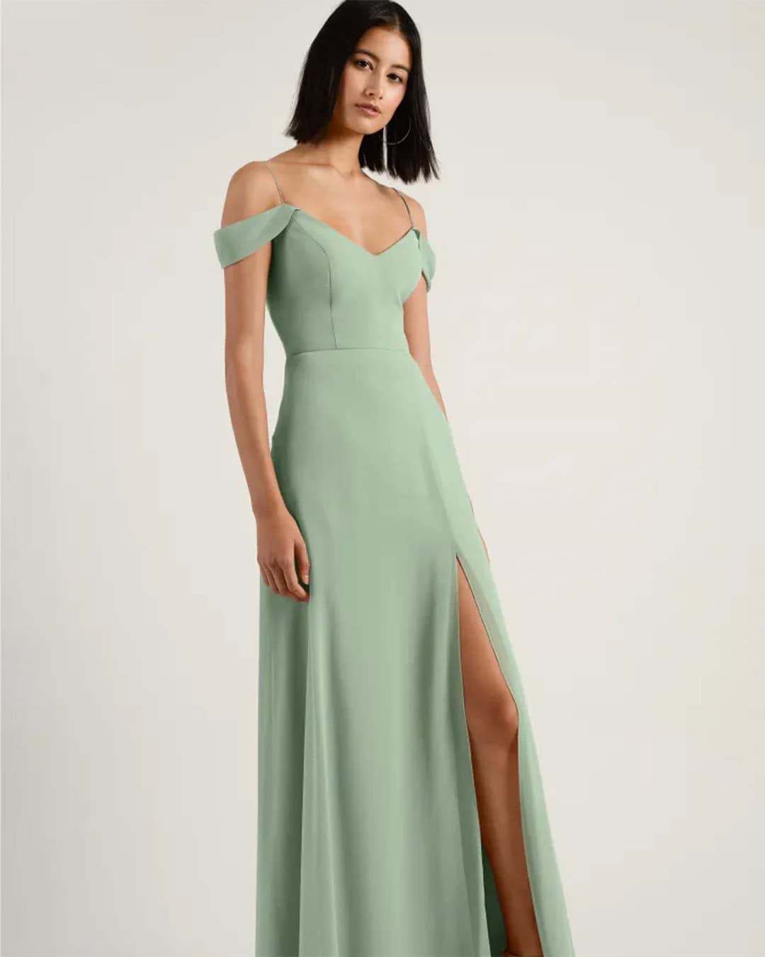 Sage Green Silk Bridesmaid Dresses
