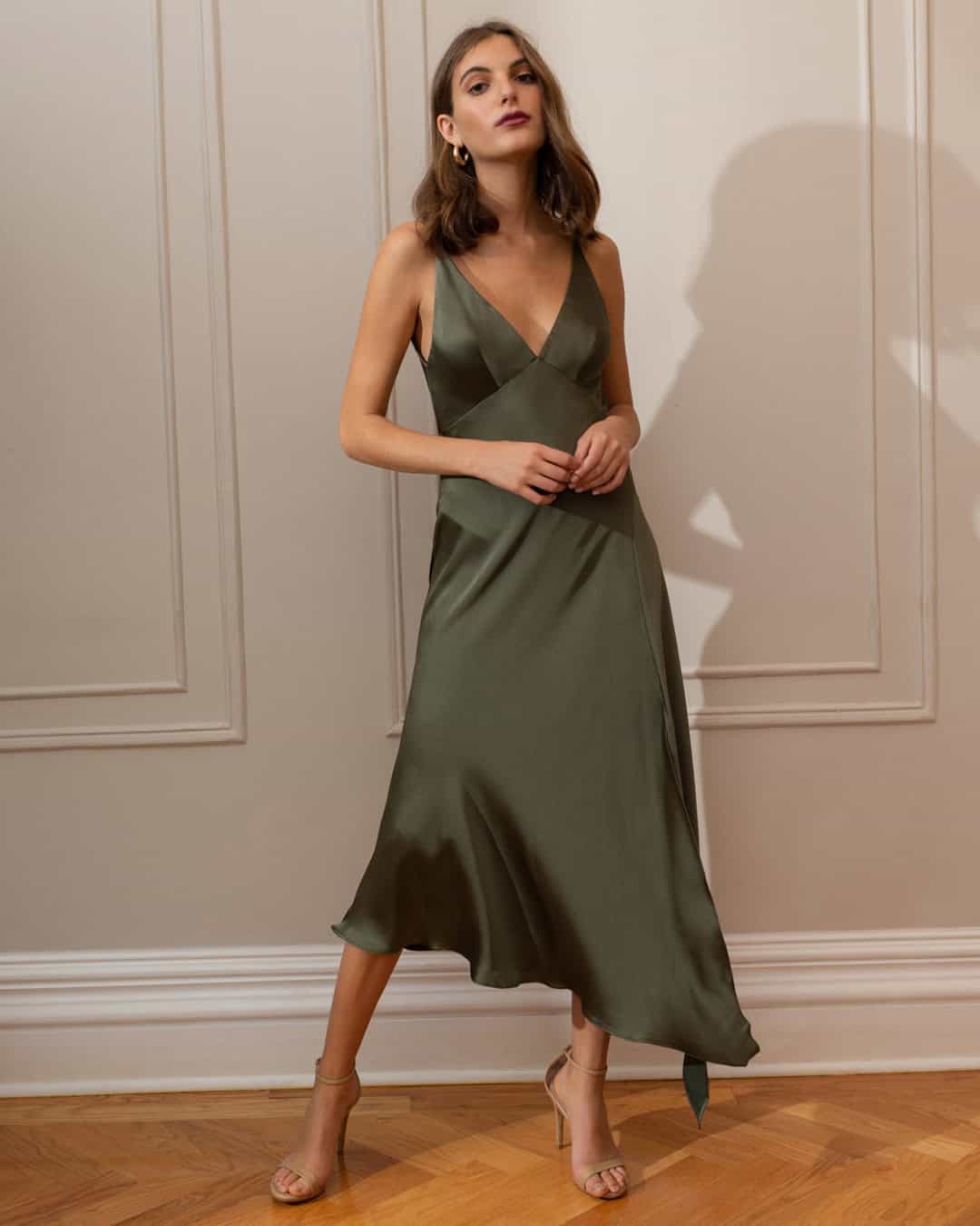 Sage Green Velvet Bridesmaid Dresses