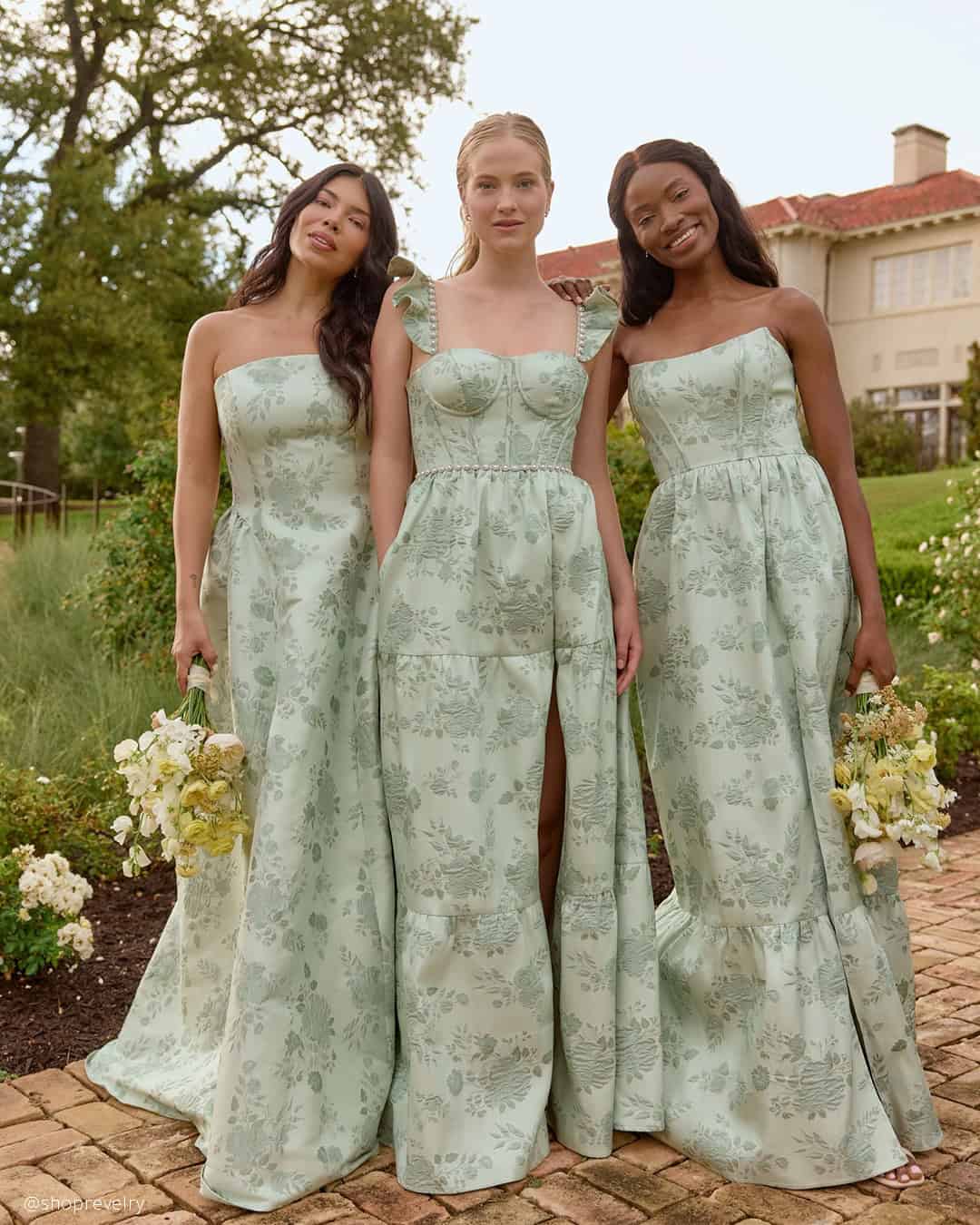 Plus Size Sage Green Bridesmaid Dresses