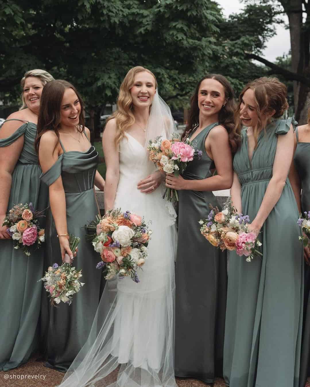Olive Wedding Sage Green Bridesmaid Dresses