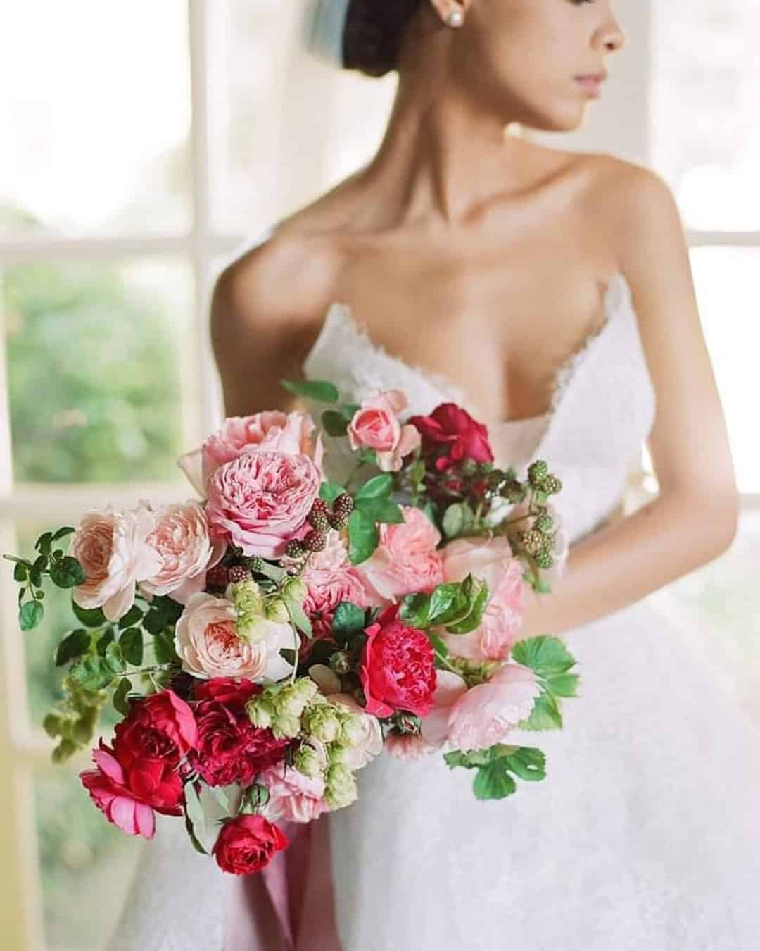 Pink And Green Bouquet Ideas