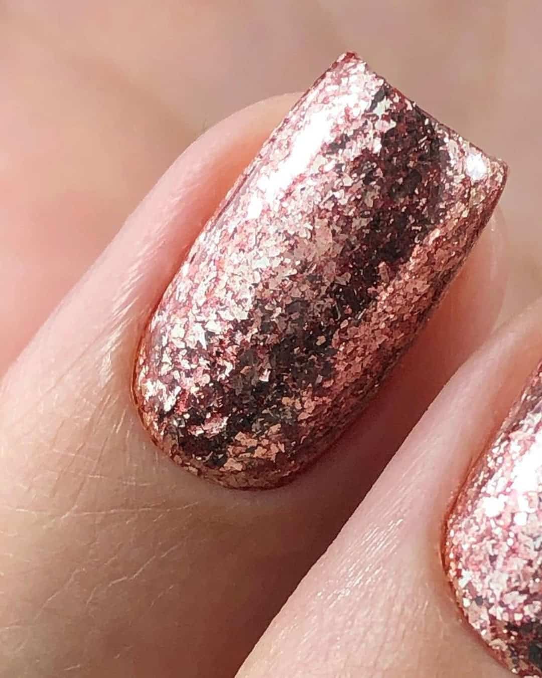 Rose Gold Nails For Guests