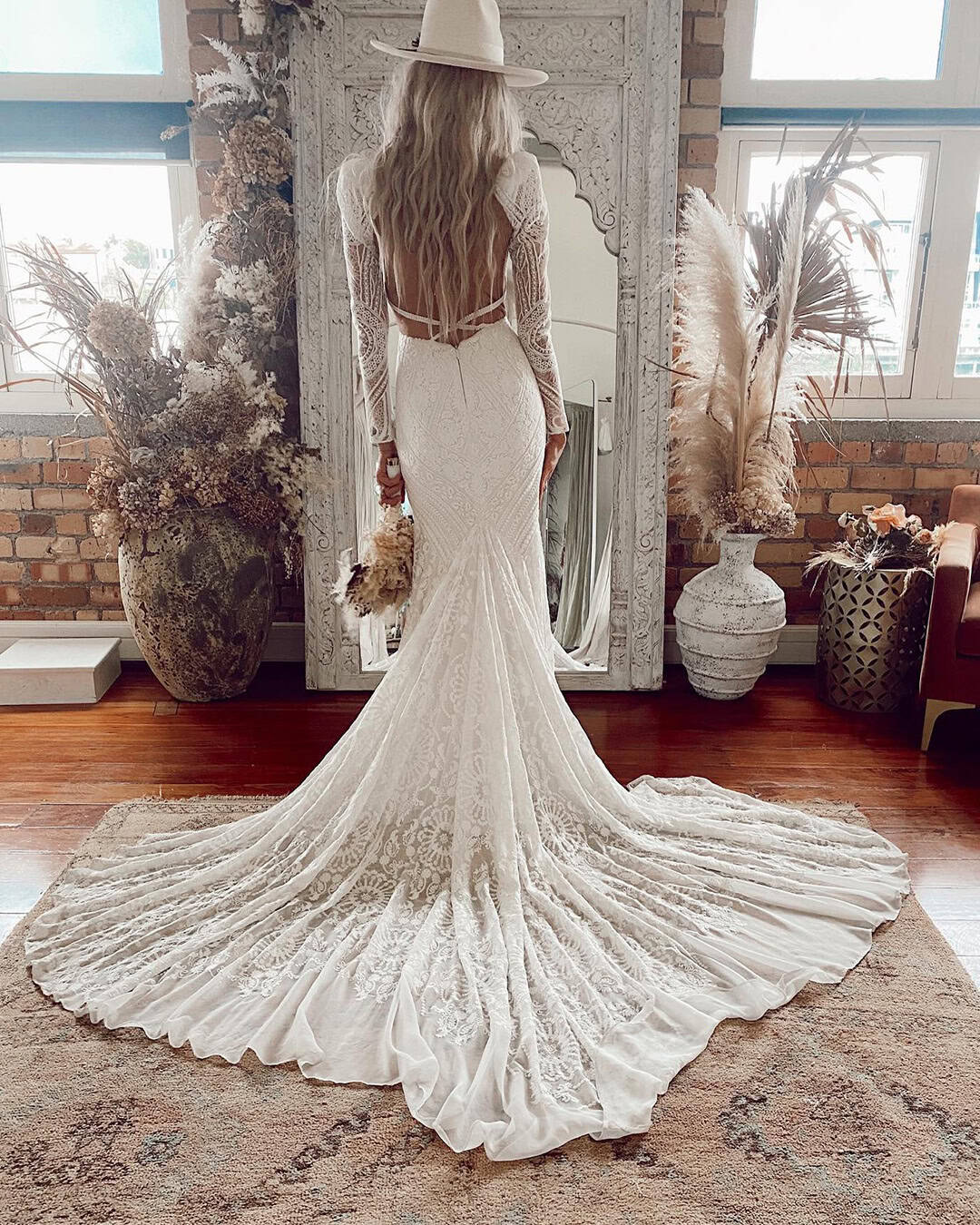 Boho Wedding Dress Backless Ideas
