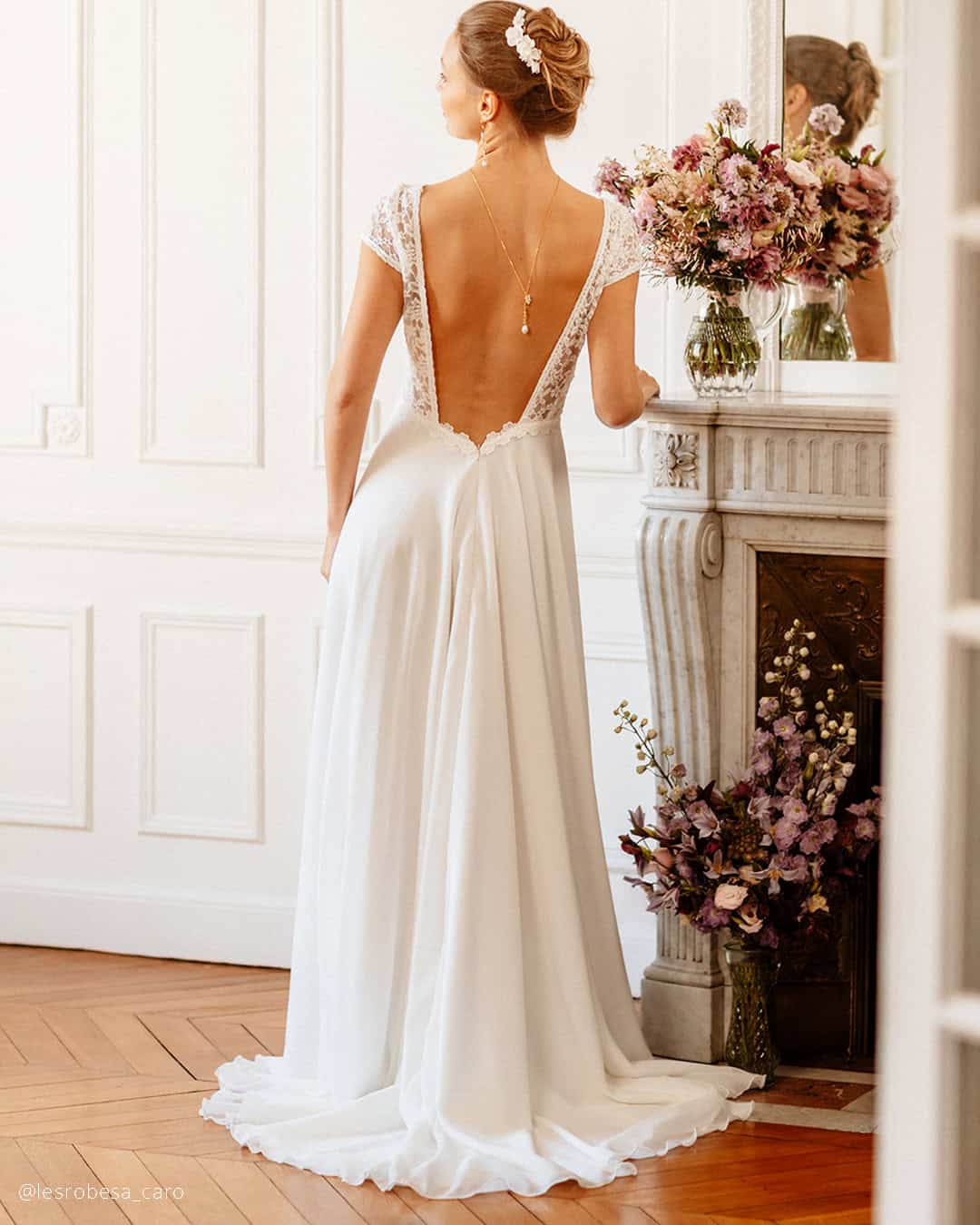 Elegant Backless Bridal Dresses