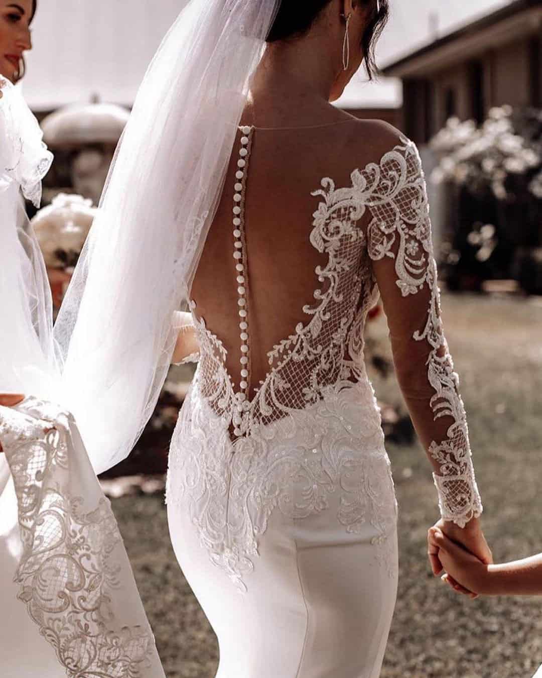 Tattoo Illusion Long Sleeve Dresses