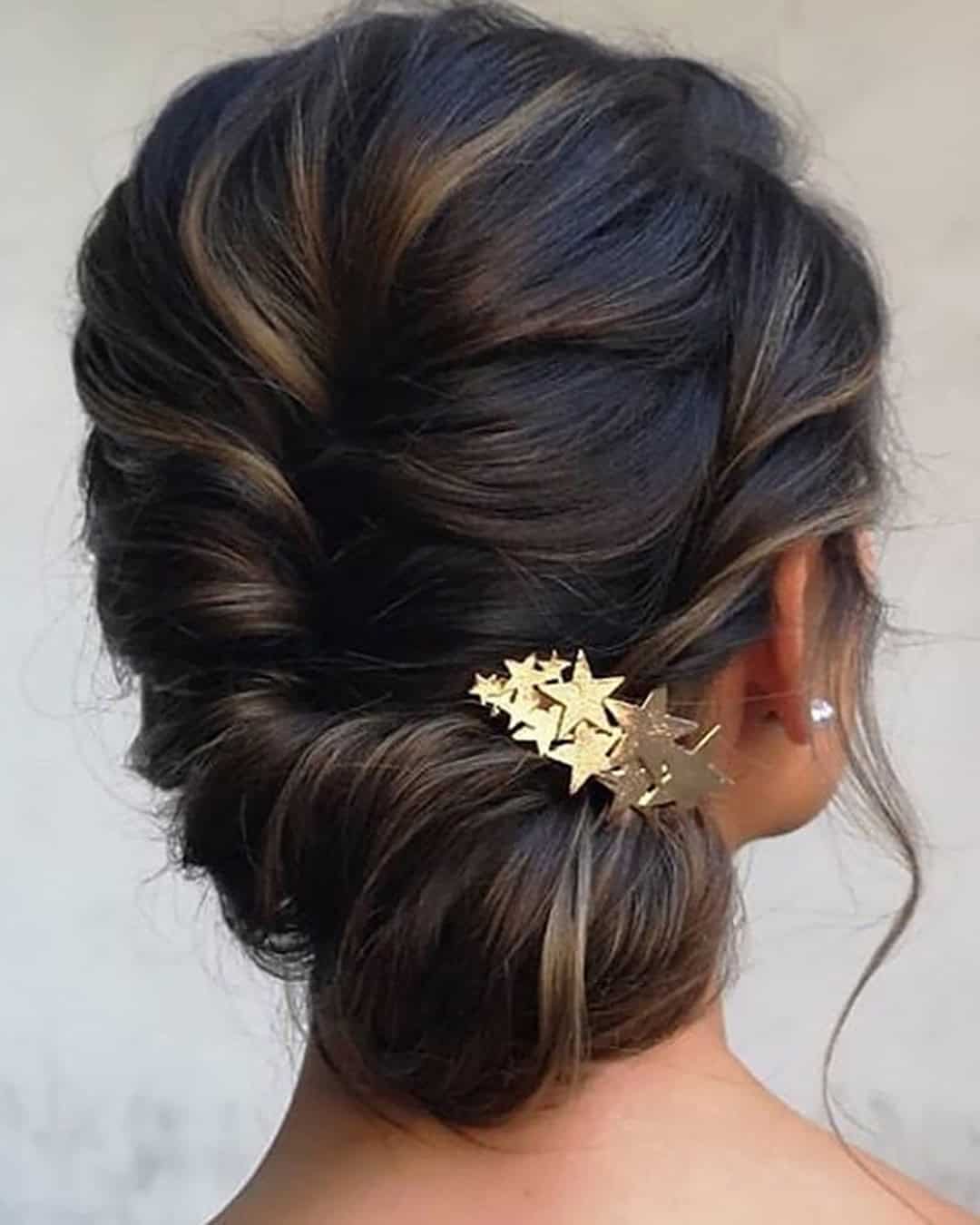 Easy Wedding Guest Side Bun Hairstyles