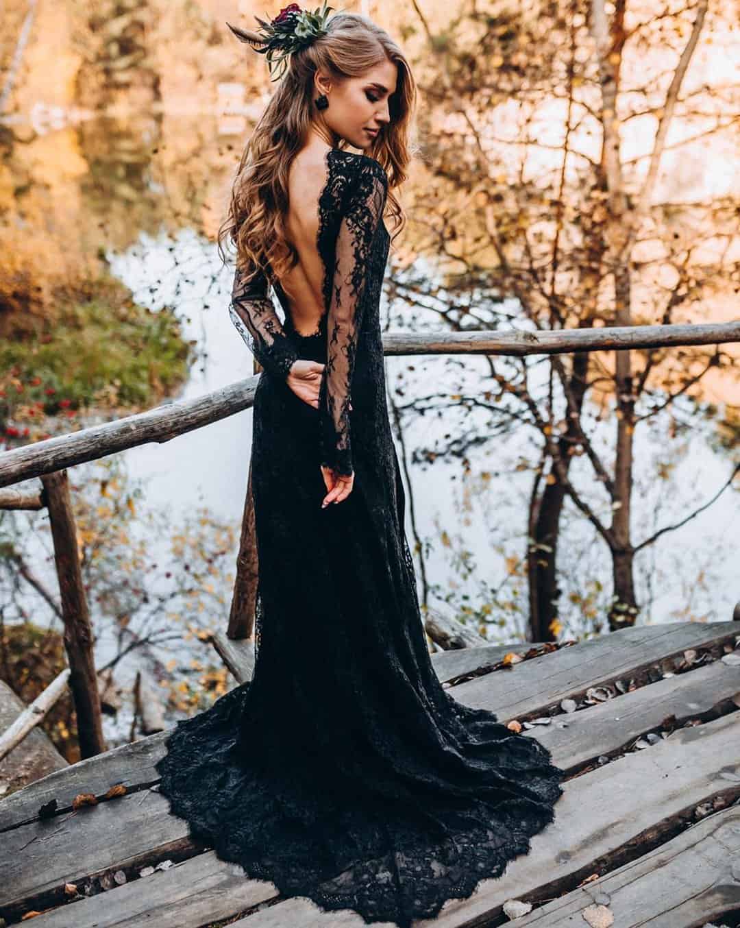 Top Black Bridal Dresses