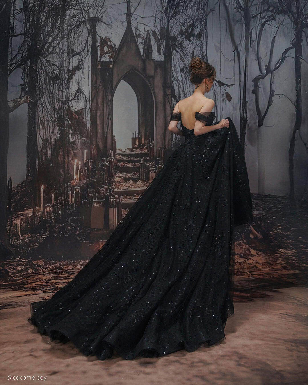 Plus Size Black Wedding Dresses