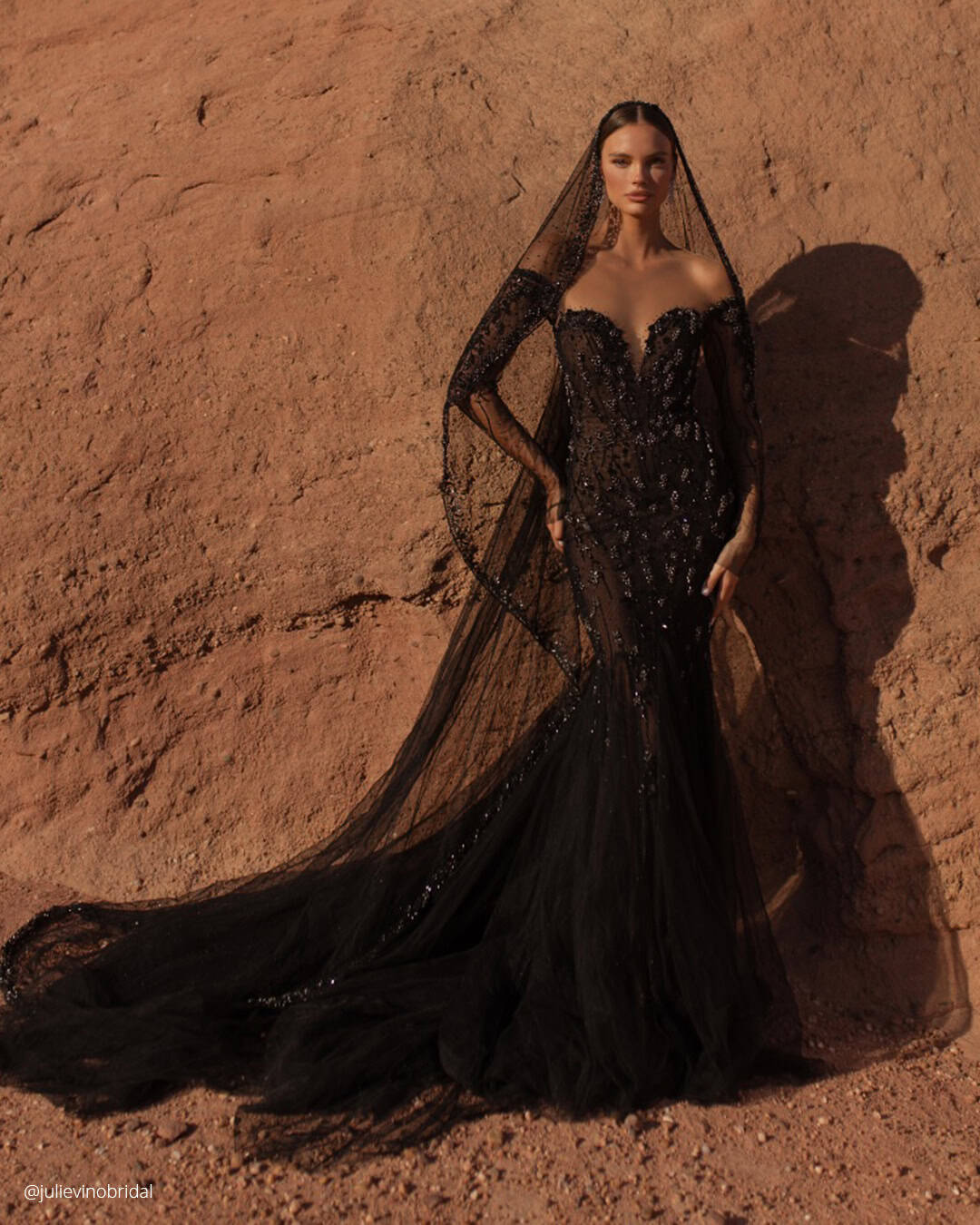 Mermaid Black Wedding Dresses