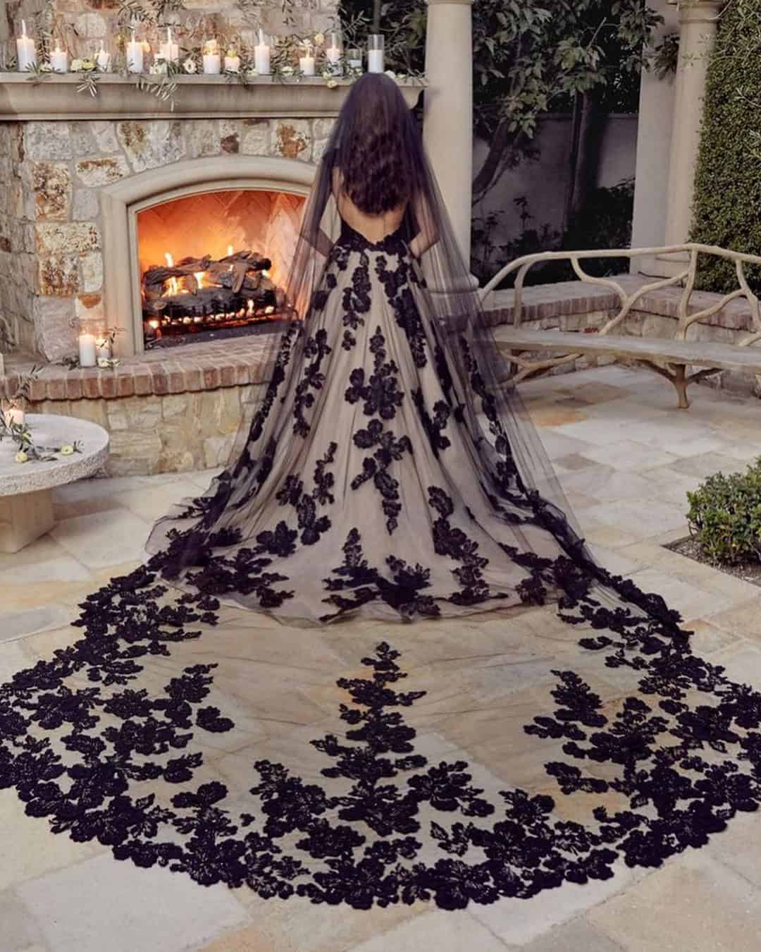 Mermaid Black Wedding Dresses