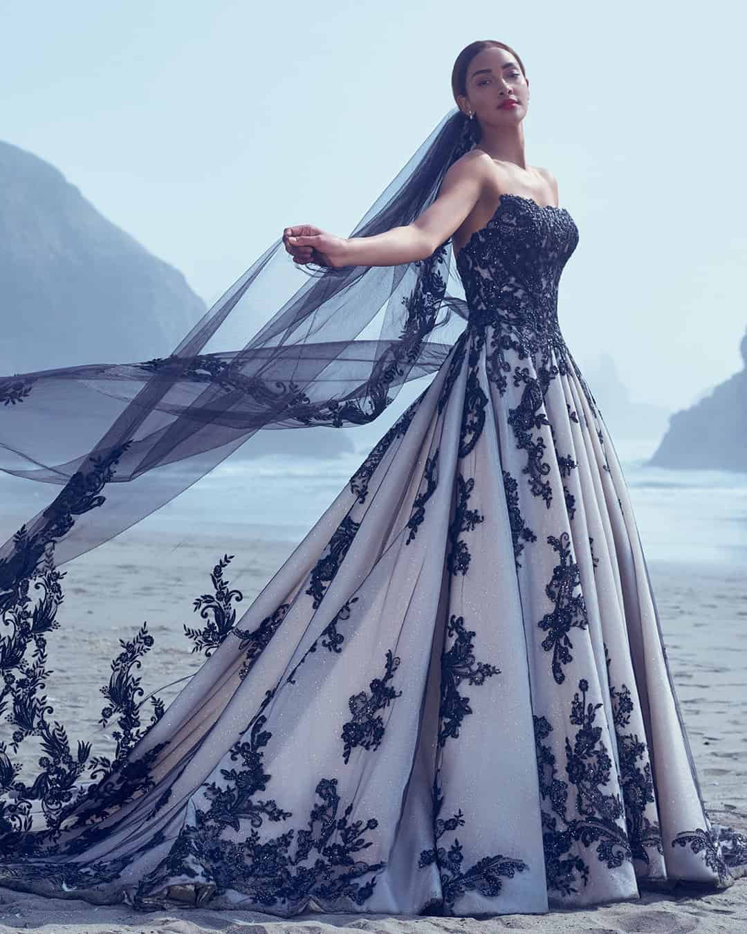 Mermaid Black Wedding Dresses