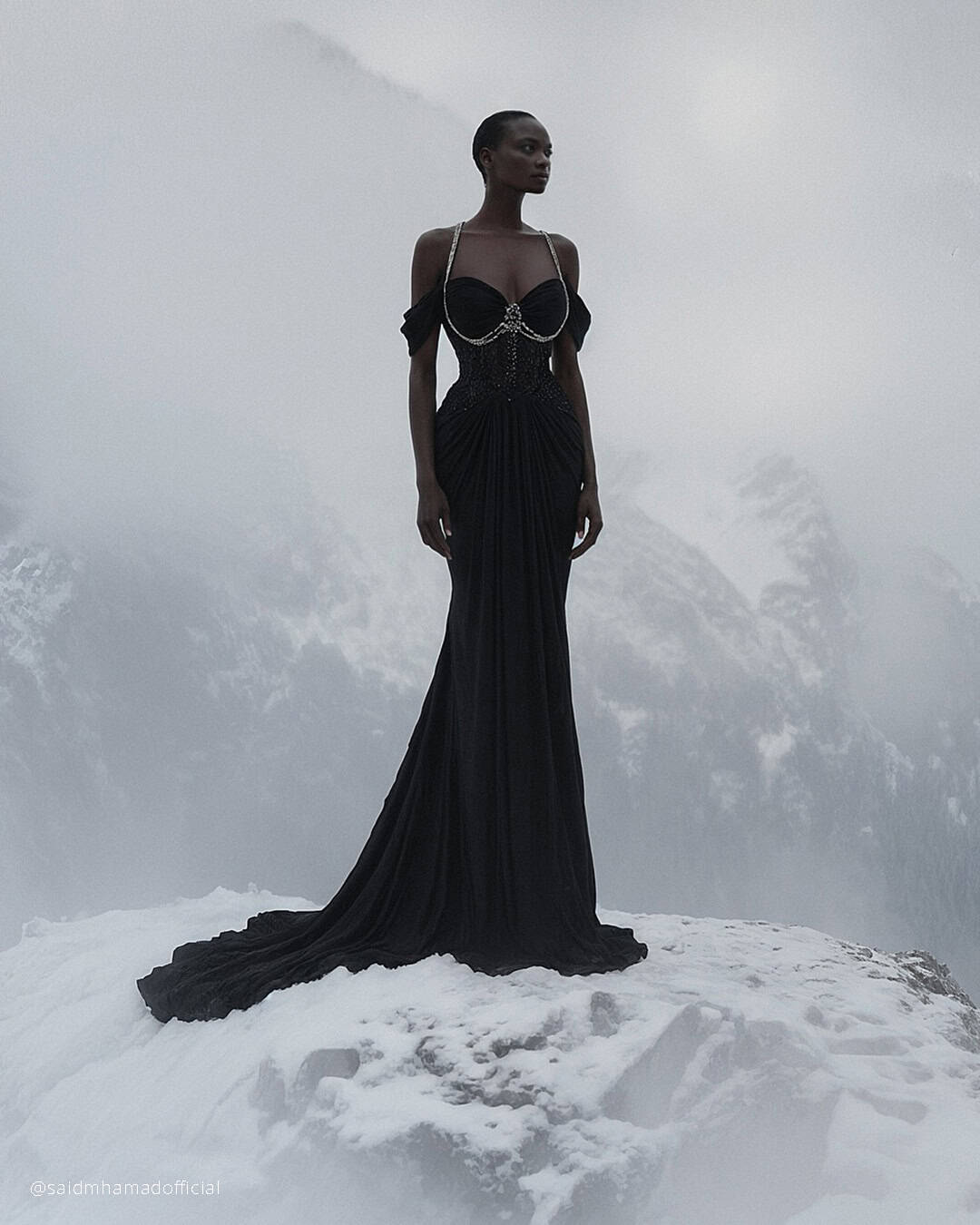 Princess Black Wedding Dresses