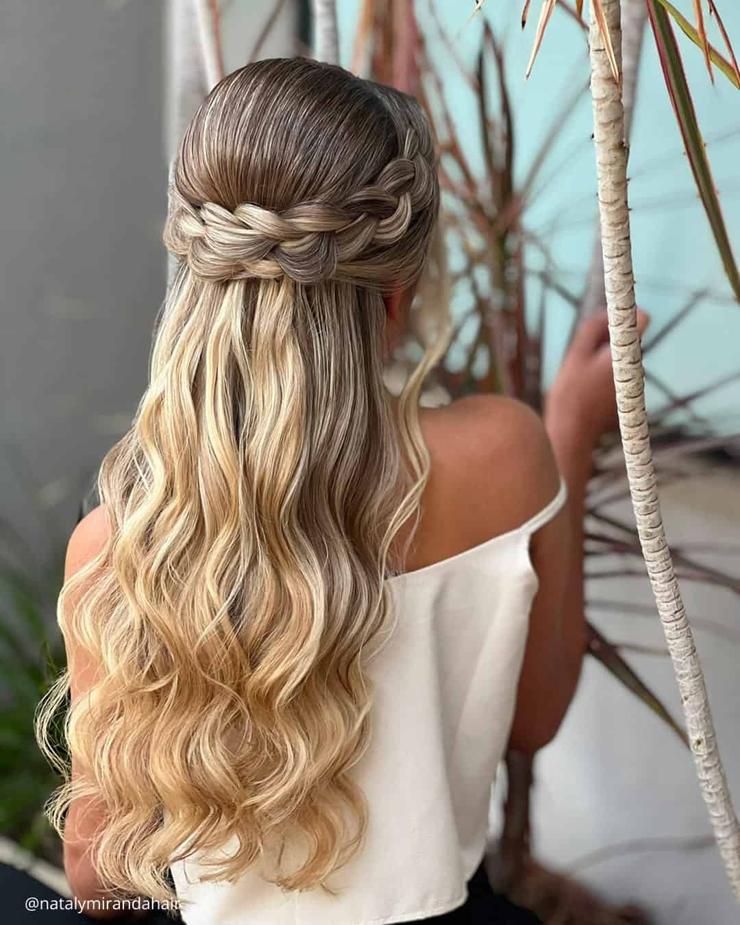 Soft Glam Bridal Waves