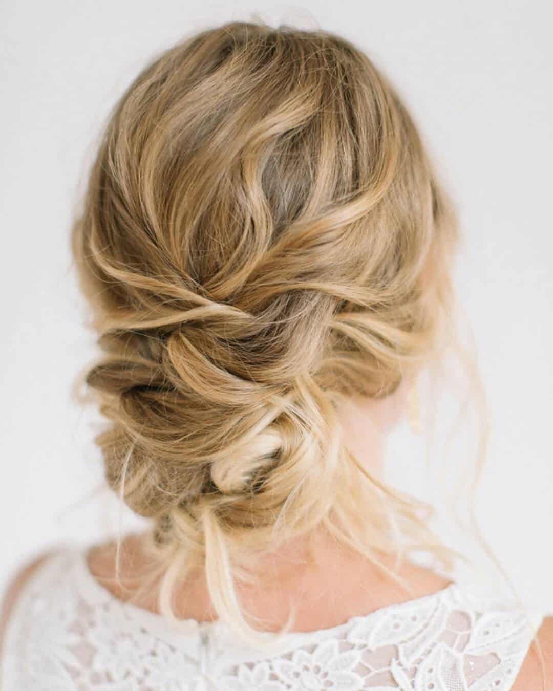 Elegant Low Bun Bridal Hair