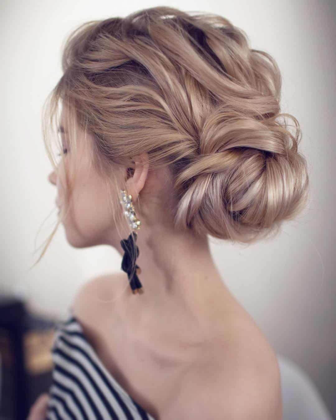 Textured Spiky Bridal Bun