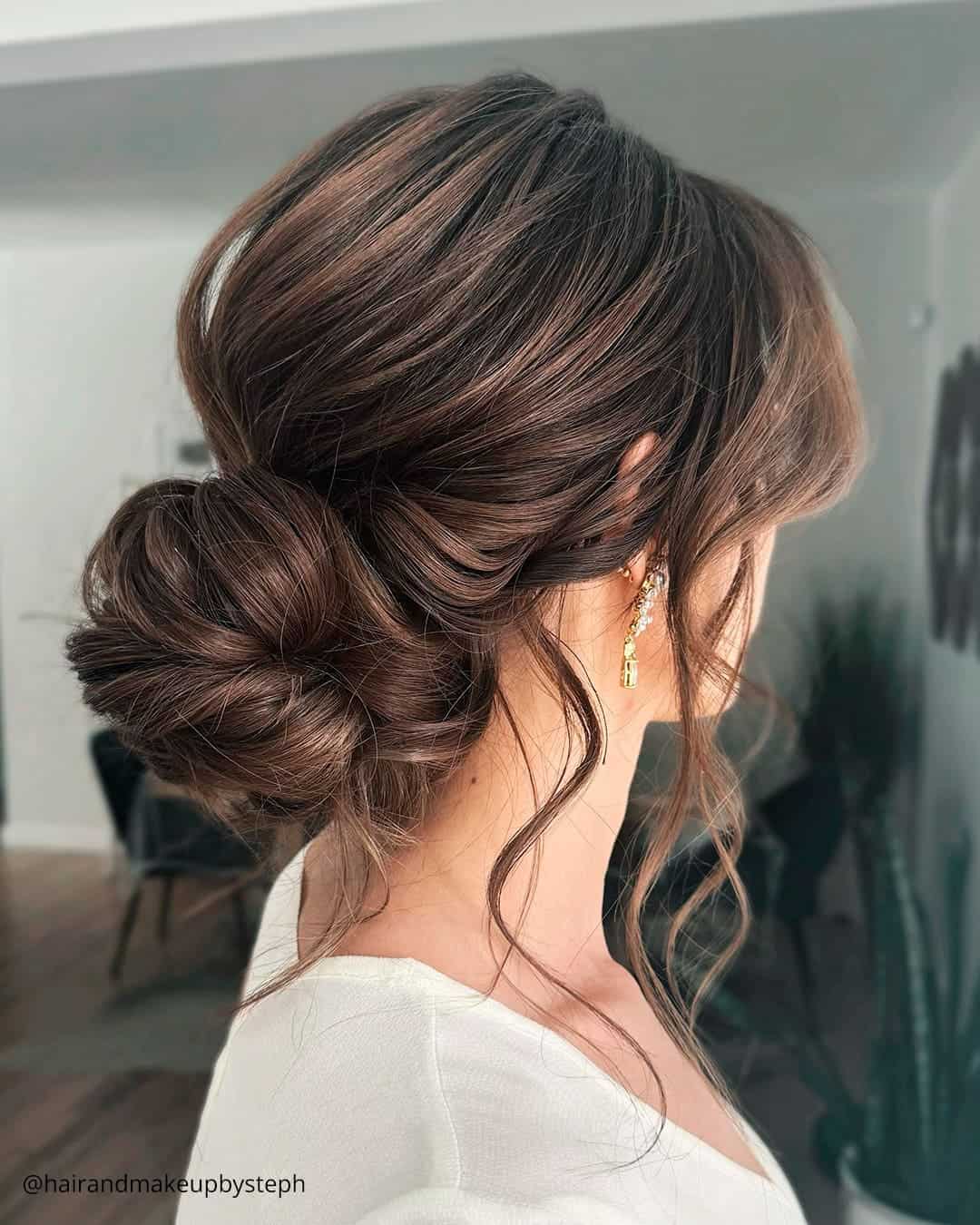 French Twist Wedding Updos