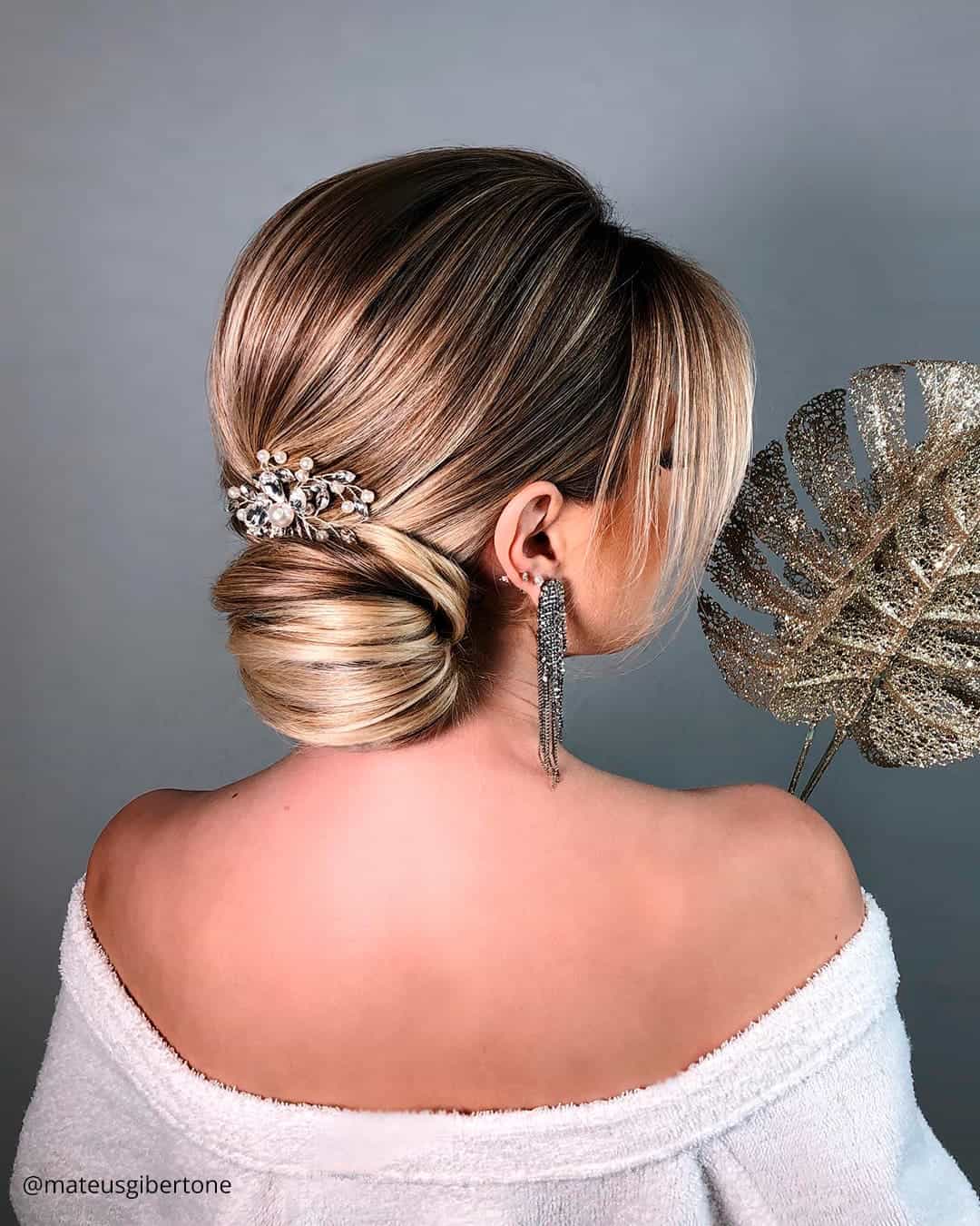 French Twist Wedding Updos